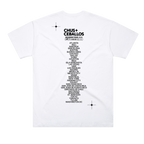 Chus & Ceballos Reunion Tour 2026 Tee - White