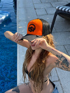 Limited Edition Stereo Trucker Hat - Orange