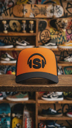 Limited Edition Stereo Trucker Hat - Orange